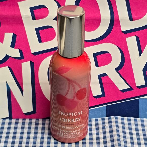 BBW Tropical Cherry Home Fragrance Room Spray White Barn - Picture 1 of 1
